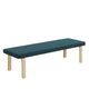 Artek 167 Bench, Natural Lacquered, Fabric Upholstery — packshot