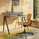 Vitra Courier Desk — lifestyle, with Aluminium Chair