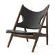Audo Knitting Lounge Chair in Dakar 0842, Walnut — packshot