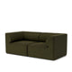 Audo Eave Modular Sofa 96 2 Seater Configuration 1 in Champion 035 — packshot