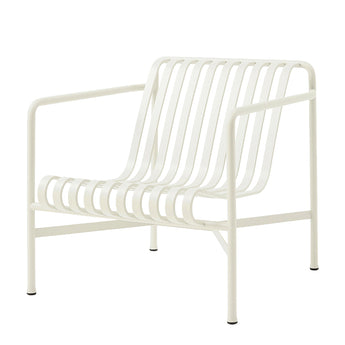 HAY Palissade Lounge Chair Low in Cream White — packshot