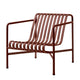 HAY Palissade Lounge Chair Low in Iron Red — packshot