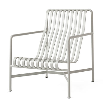HAY Palissade Lounge Chair High in Sky Grey — packshot