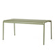 HAY Palissade Outdoor Dining Table Rectangular in Olive Green — packshot