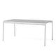 HAY Palissade Outdoor Dining Table Rectangular in Hot Galvanised — packshot
