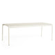 HAY Palissade Outdoor Dining Table Rectangular 220cm in Cream White — packshot