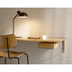 Carl Hansen AB019 Wall Desk with AB020D drawer in Oak Oil — lifestyle shot