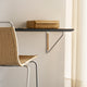 Carl Hansen AB019 Wall Desk in black laminate with AB020D oak drawer and PK1 chair — lifestyle shot