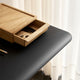Carl Hansen AB019 Wall Desk in black laminate with AB020D oak drawer — lifestyle shot