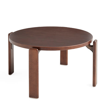 HAY Rey Coffee Table in Umber Brown WB Lacquered Beech — packshot