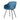 Hay AAC 226 About A Chair Black Powder Coated Steel Base Azure Blue Shell