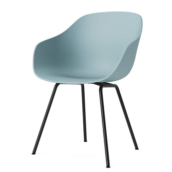 Hay AAC 226 About A Chair Black Powder Coated Steel Base Dusty Blue Shell