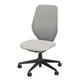Vitra ACX Mesh Office Chair in Cream White/Stone Grey, Deep Black frame — packshot
