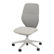 Vitra ACX Mesh Office Chair in Cream White/Stone Grey, Soft Grey frame — packshot