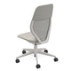 Vitra ACX Mesh Office Chair in Cream White/Stone Grey, Soft Grey frame — packshot, detail
