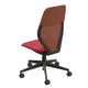 Vitra ACX Mesh Office Chair in Poppy Red/Terracotta, Deep Black frame — packshot, detail