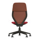 Vitra ACX Mesh Office Chair in Poppy Red/Terracotta, Deep Black frame — packshot, detail