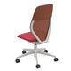 Vitra ACX Mesh Office Chair in Poppy Red/Terracotta, Soft Grey frame — packshot, detail