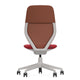 Vitra ACX Mesh Office Chair in Poppy Red/Terracotta, Soft Grey frame — packshot, detail
