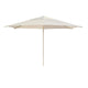 HAY Terrazza Parasol Hexagon 300cm in Off-White and Grey — packshot