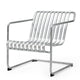 HAY Palissade Cantilever Lounge Chair Low in Hot Galvanised Steel — packshot