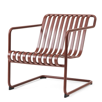 HAY Palissade Cantilever Lounge Chair Low in Iron Red — packshot