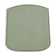 HAY Deville Chair & Armchair Seat Pad in Thyme Green — packshot