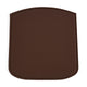 HAY Deville Chair & Armchair Seat Pad in Iron Red — packshot
