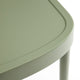 HAY Deville Outdoor Dining Chair in Thyme Green — packshot, detail