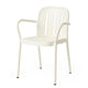 HAY Deville Outdoor Dining Armchair in Cream White — packshot