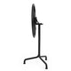 HAY Deville Round Tilt-Top Dining Table 55cm in Anthracite — side view
