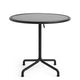 HAY Deville Round Tilt-Top Dining Table 80cm in Anthracite — front packshot
