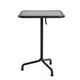 HAY Deville Square Tilt-Top Dining Table in Anthracite — front packshot