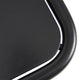 HAY Deville Square Tilt-Top Dining Table in Anthracite — top detail view