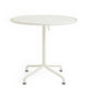 HAY Deville Round Tilt-Top Dining Table 80cm in Cream White — front packshot