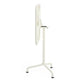 HAY Deville Square Tilt-Top Dining Table in Cream White — side view
