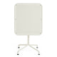HAY Deville Outdoor Tilt-Top Dining Table Rectangular in Cream White — packshot, detail