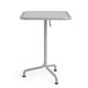 HAY Deville Square Tilt-Top Dining Table in Silver Grey — front packshot
