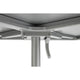 HAY Deville Outdoor Tilt-Top Dining Table Rectangular in Silver Grey — packshot, detail