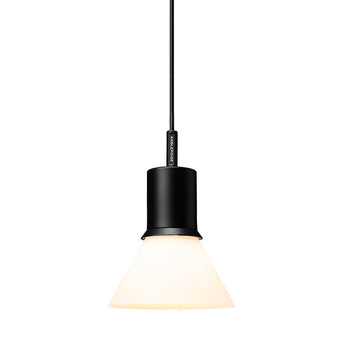 Anglepoise Type 80 Pendant Light Matte Black Opal Glass