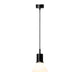 Anglepoise Type 80 Pendant Light in Matte Black Opal Glass — packshot