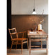 Anglepoise Type 80 Pendant Light in Matte Black Opal Glass — lifestyle