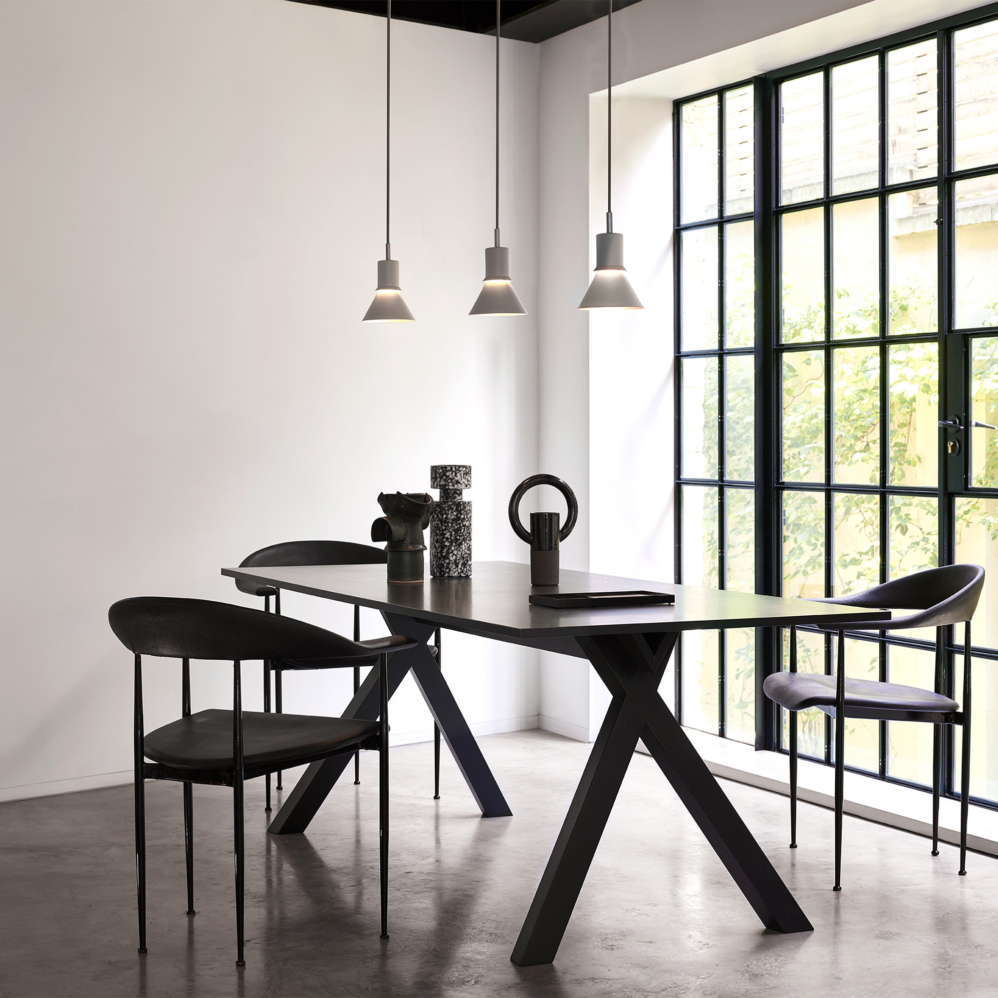 Anglepoise Type 80 Pendant Light in Grey Mist — lifestyle