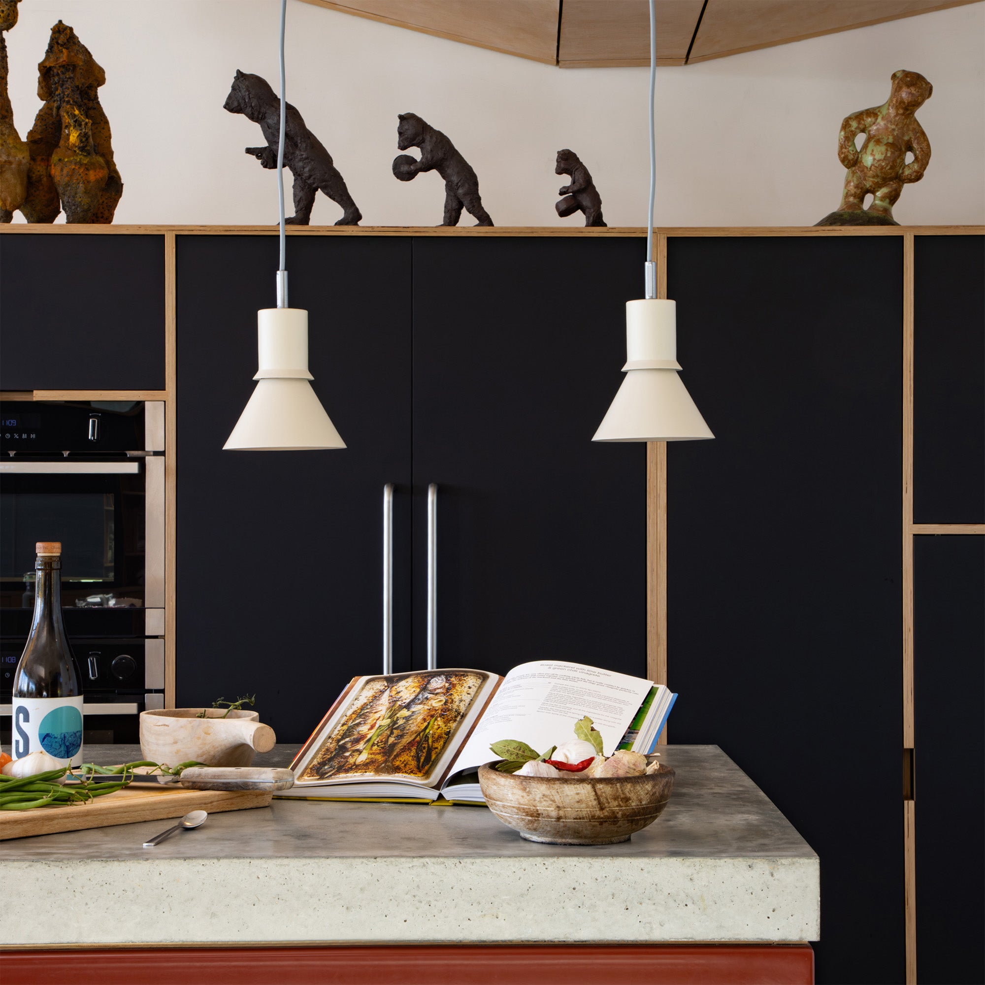 Anglepoise Type 80 Pendant Light in Pale Putty — lifestyle