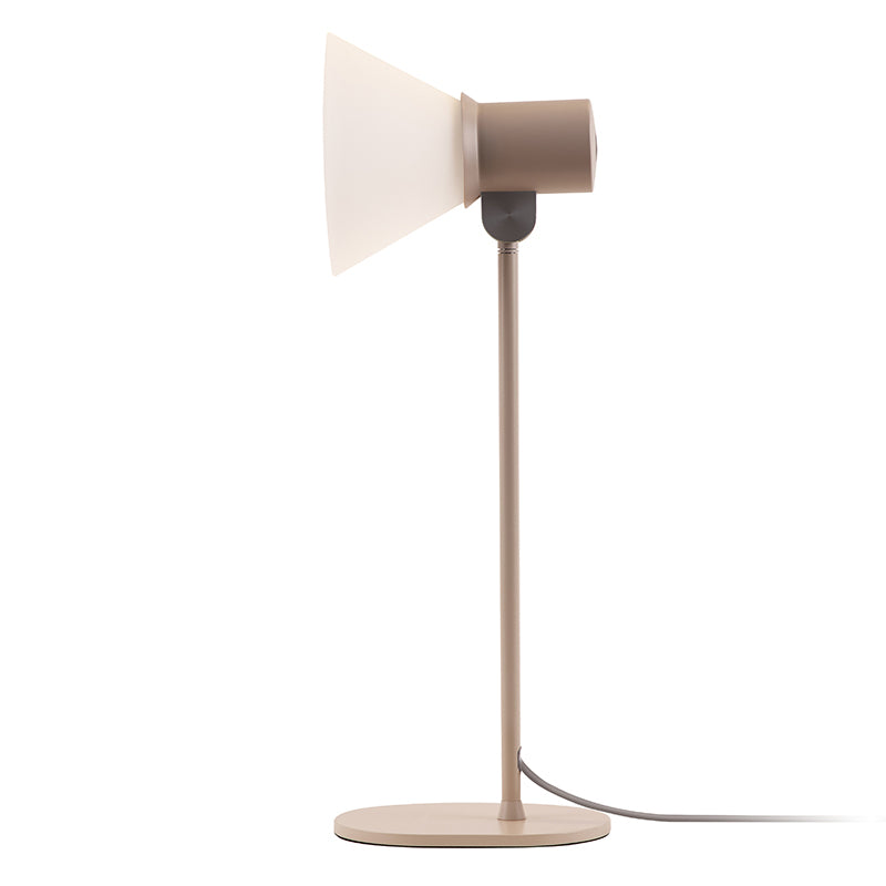Anglepoise Type 80 T1 Table Lamp in Pale Putty Opal Glass — packshot, detail