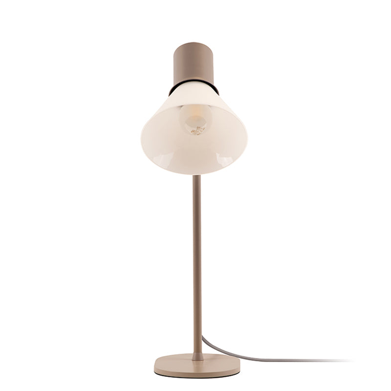 Anglepoise Type 80 T1 Table Lamp in Pale Putty Opal Glass — packshot, detail