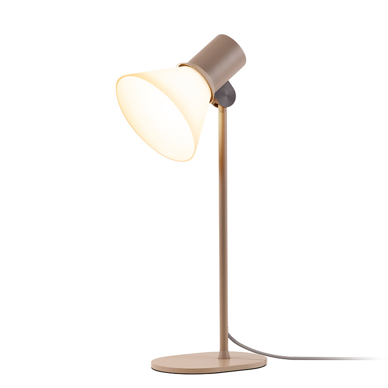 Anglepoise Type 80 T1 Table Lamp in Pale Putty Opal Glass — packshot, detail