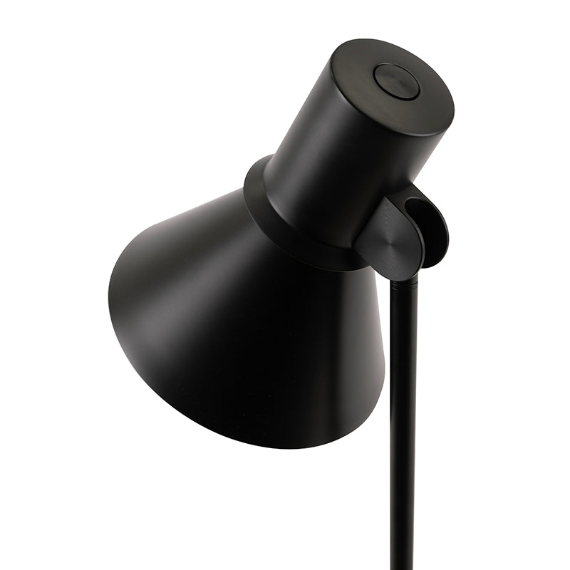 Anglepoise Type 80 T1 Table Lamp in Matte Black — packshot, detail