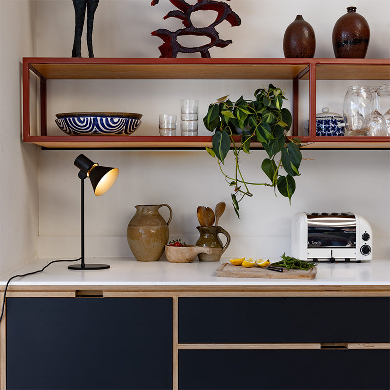 Anglepoise Type 80 T1 Table Lamp in Matte Black — lifestyle