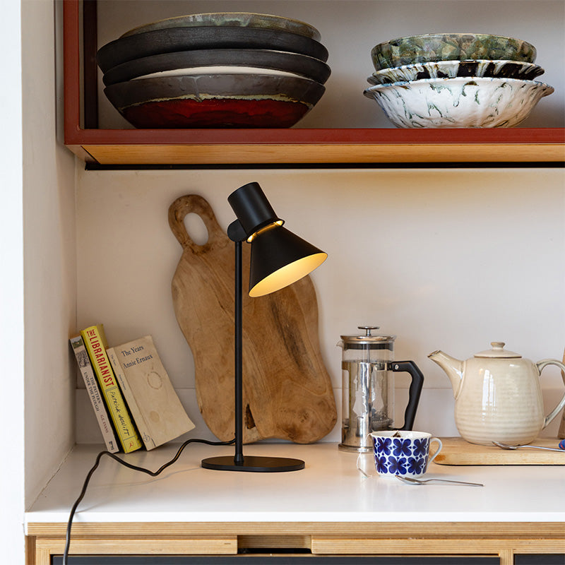 Anglepoise Type 80 T1 Table Lamp in Matte Black — lifestyle